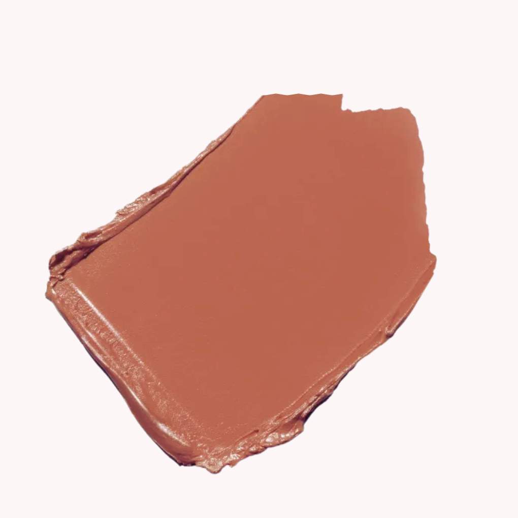Swatch of Oplenza Icon Moisture Lipstick in shade 02 Honey Moist - the best glossy hydrating lipstick