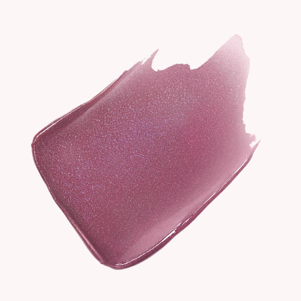 Oplenza Icon Glitter Lipstick swatch- 03 Violet Spark, the best glitter lipstick for makeup 