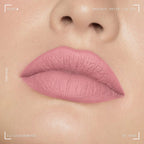 A close-up of a woman's lips showcasing the best liquid matte lipstick kit—ultra-pigmented, smudge-proof, and long-lasting—in shade 07 Sage