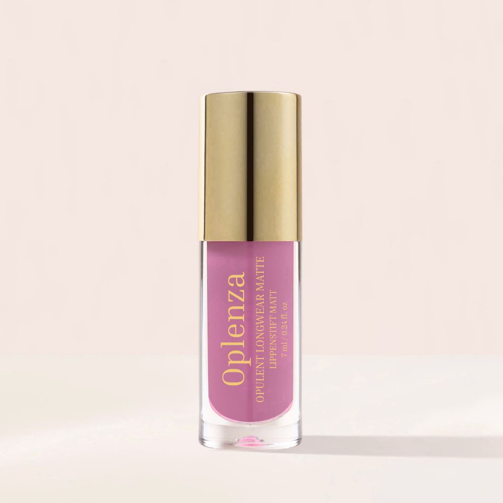 Oplenza Opulent Longwear Matte Liquid Lipstick- best matte vegan lipstick in shade 08 Serene