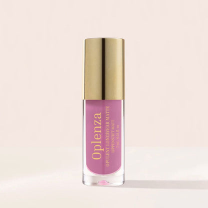 Oplenza Opulent Longwear Matte Liquid Lipstick- best matte vegan lipstick in shade 08 Serene