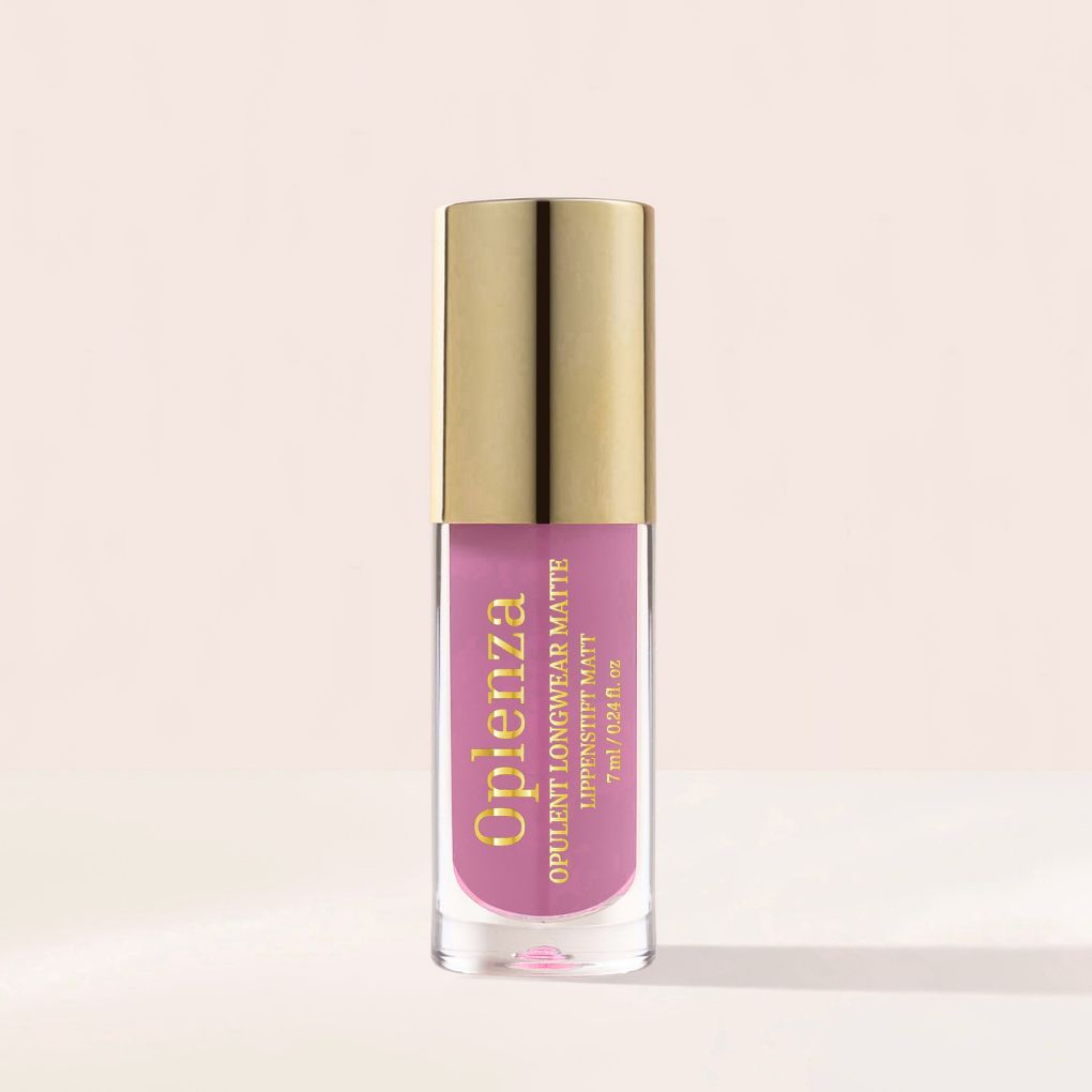 Oplenza Opulent Longwear Matte Liquid Lipstick- best matte vegan lipstick in shade 08 Serene