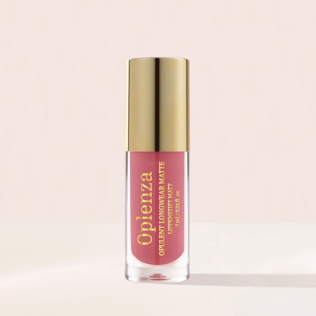 Oplenza Opulent Longwear Matte Liquid Lipstick- best matte vegan lipstick in shade 09 Charm