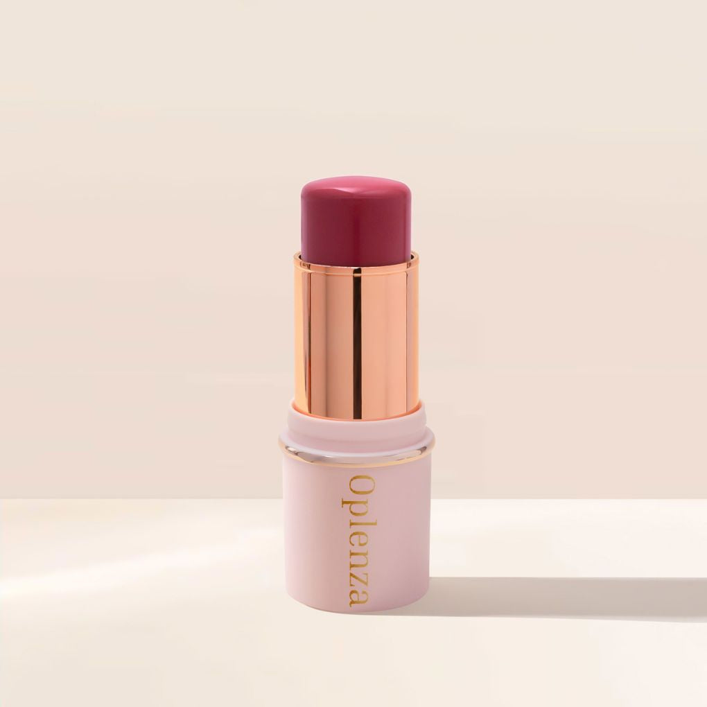 Oplenza Blush Stick - Loving, flawless finish, smudge-proof, makeup essentials Portable blush stick for long-lasting makeup look in shade 09 Misty Rose.
