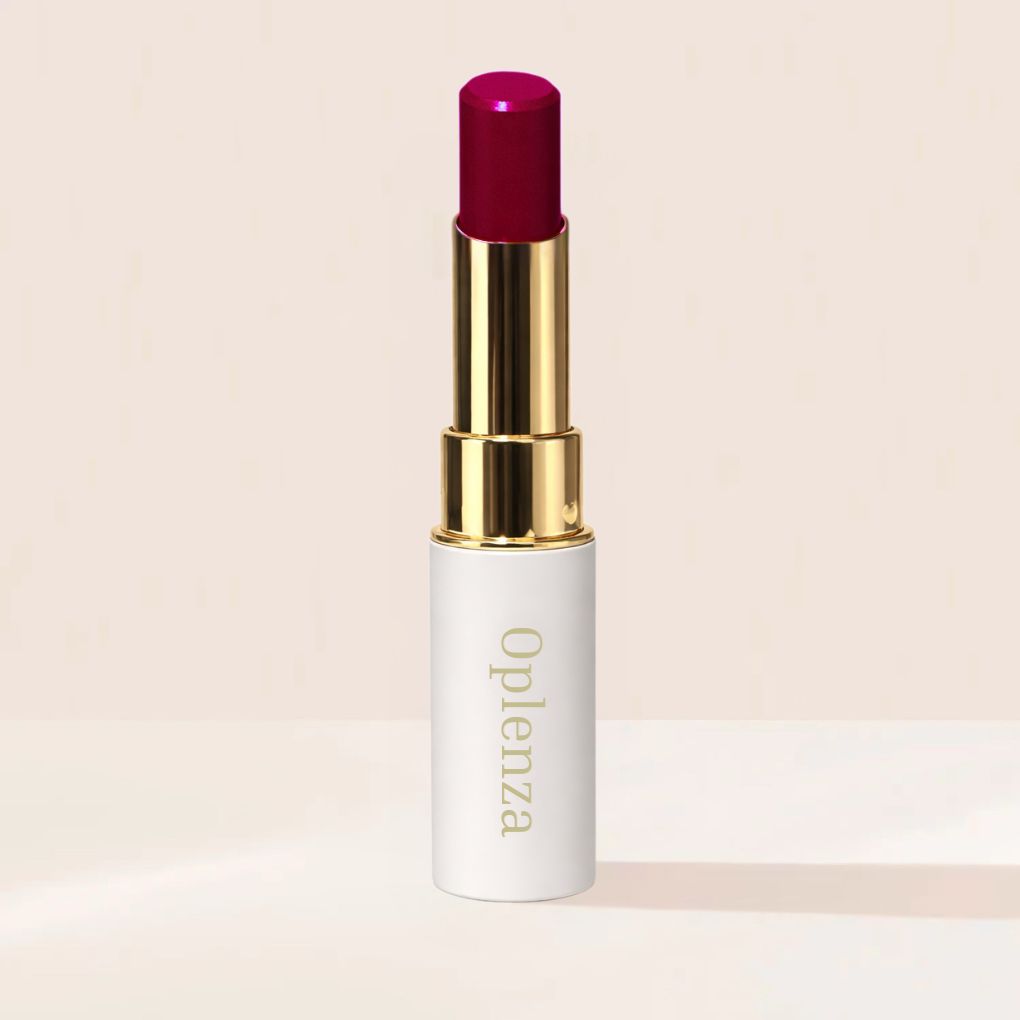 Oplenza Icon Moisture Lipstick in shade 12 Garnet Moist - the best moisture lipstick