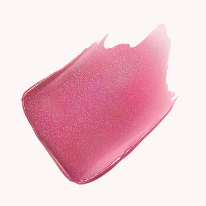 Oplenza Icon Glitter Lipstick swatch- 12 Rose Spark, the best glitter lipstick for makeup 