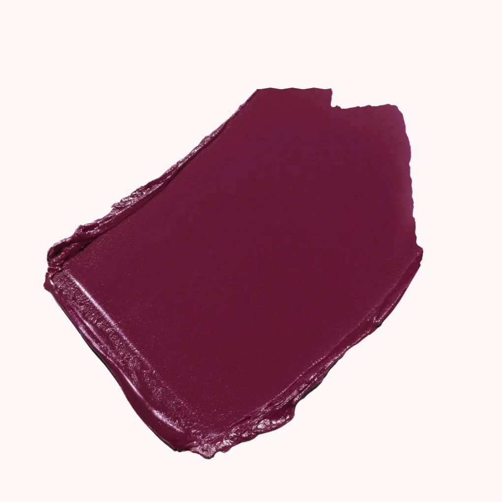 Swatch of Oplenza Icon Moisture Lipstick in shade 17 Plum Moist - long lasting moisture lipstick