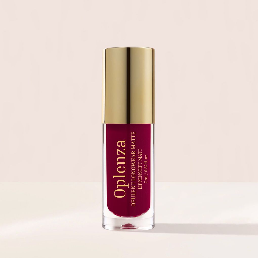 Oplenza Opulent Longwear Matte Liquid Lipstick- best matte vegan lipstick in shade 19 Reign