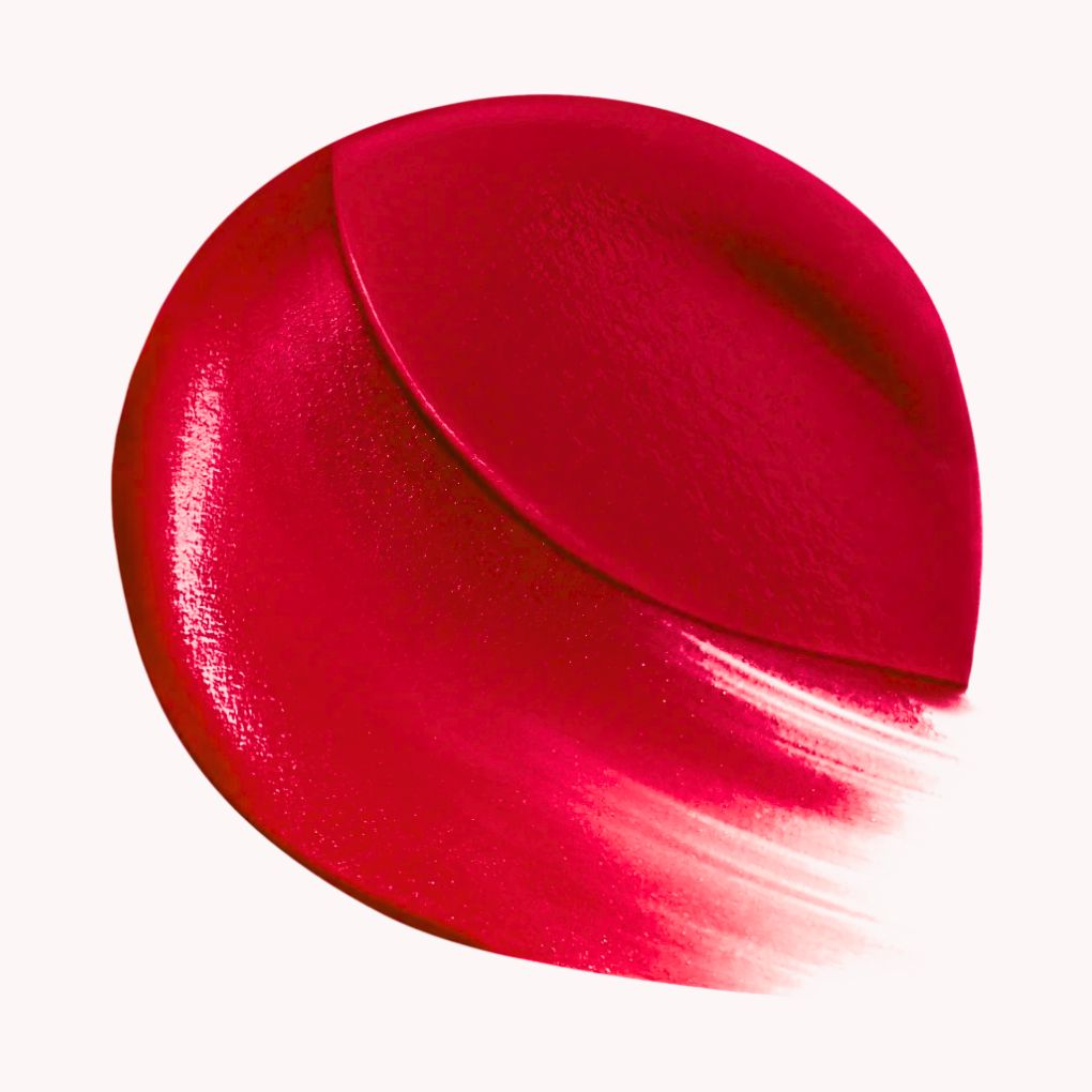 Swatch of Oplenza Opulent Longwear Matte liquid lipstick in shade 21 Fever - Highly pigmented, waterproof vegan liquid matte with smooth velvety finish
