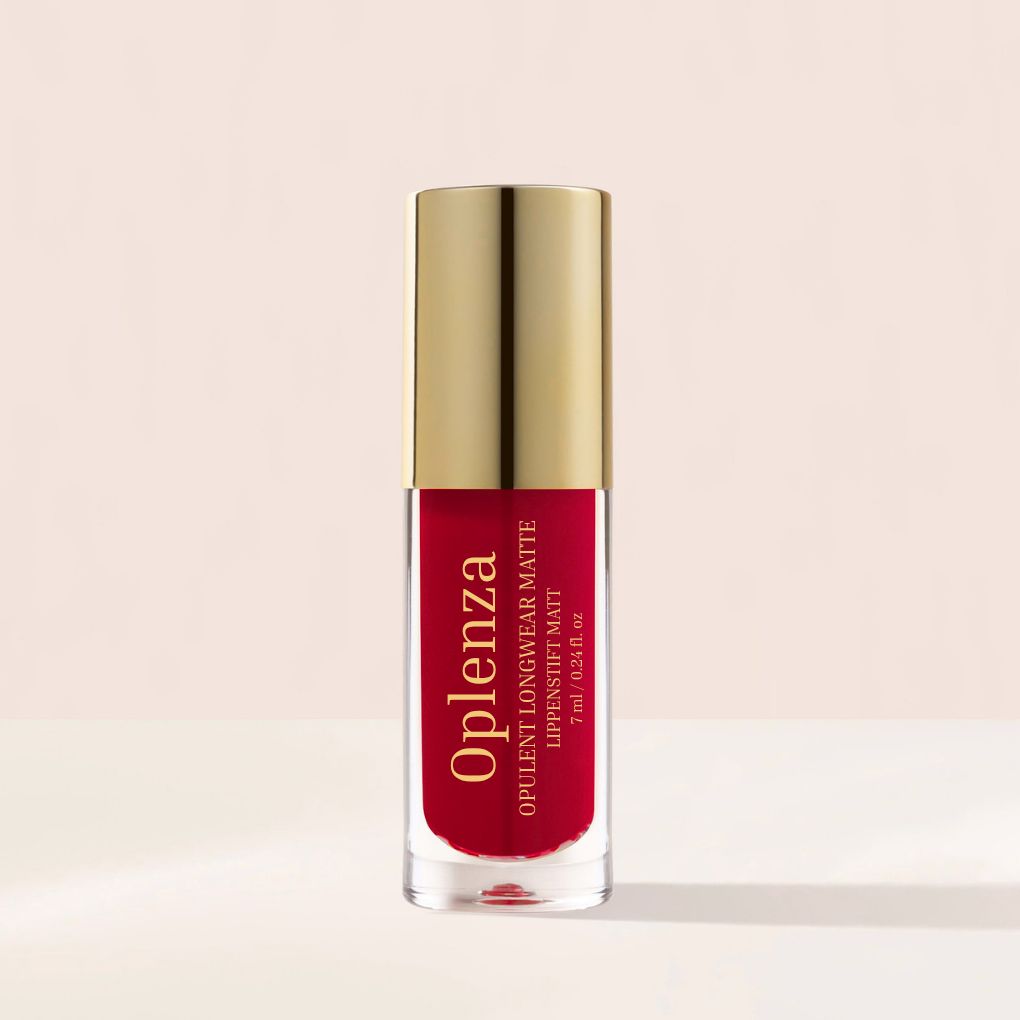 Oplenza Opulent Longwear Matte Liquid Lipstick- best matte vegan lipstick in shade 21 Fever