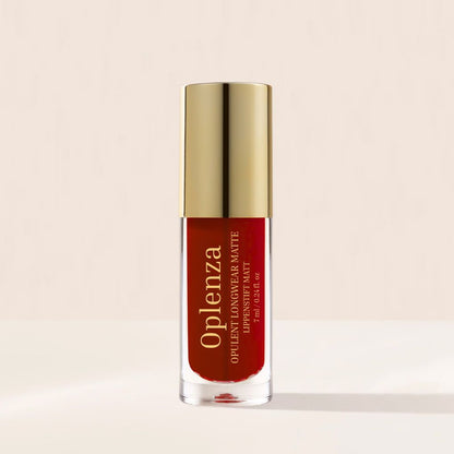Oplenza Opulent Longwear Matte Liquid Lipstick- best matte vegan lipstick in shade 22 Power