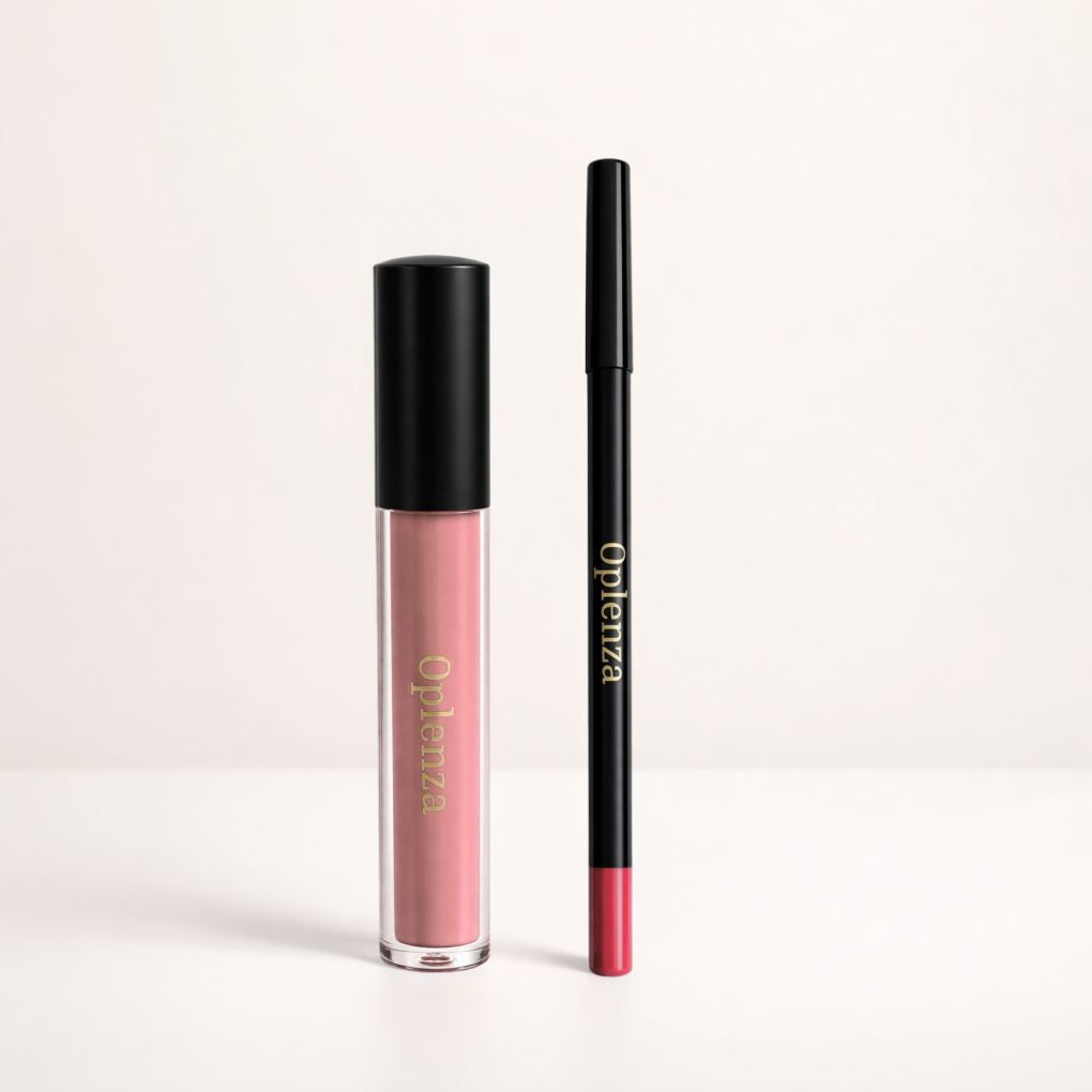 Oplenza Opulent Matte Lip Kit: the best duo of liquid lipstick and lip liner—smudge-proof, long-lasting, highly pigmented, with no flaking or heavy feel—Shade 26 Boss up