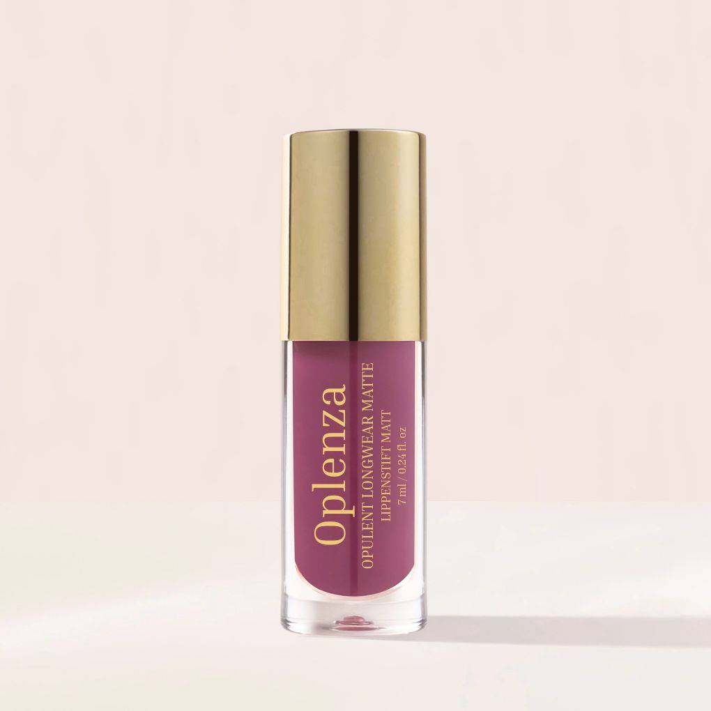 Oplenza Opulent Longwear Matte Liquid Lipstick- best matte vegan lipstick in shade 28 Bliss