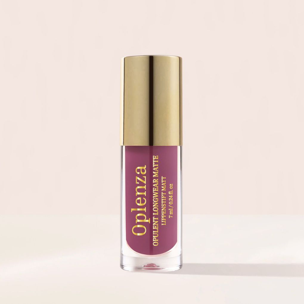Oplenza Opulent Longwear Matte Liquid Lipstick- best matte vegan lipstick in shade 28 Bliss
