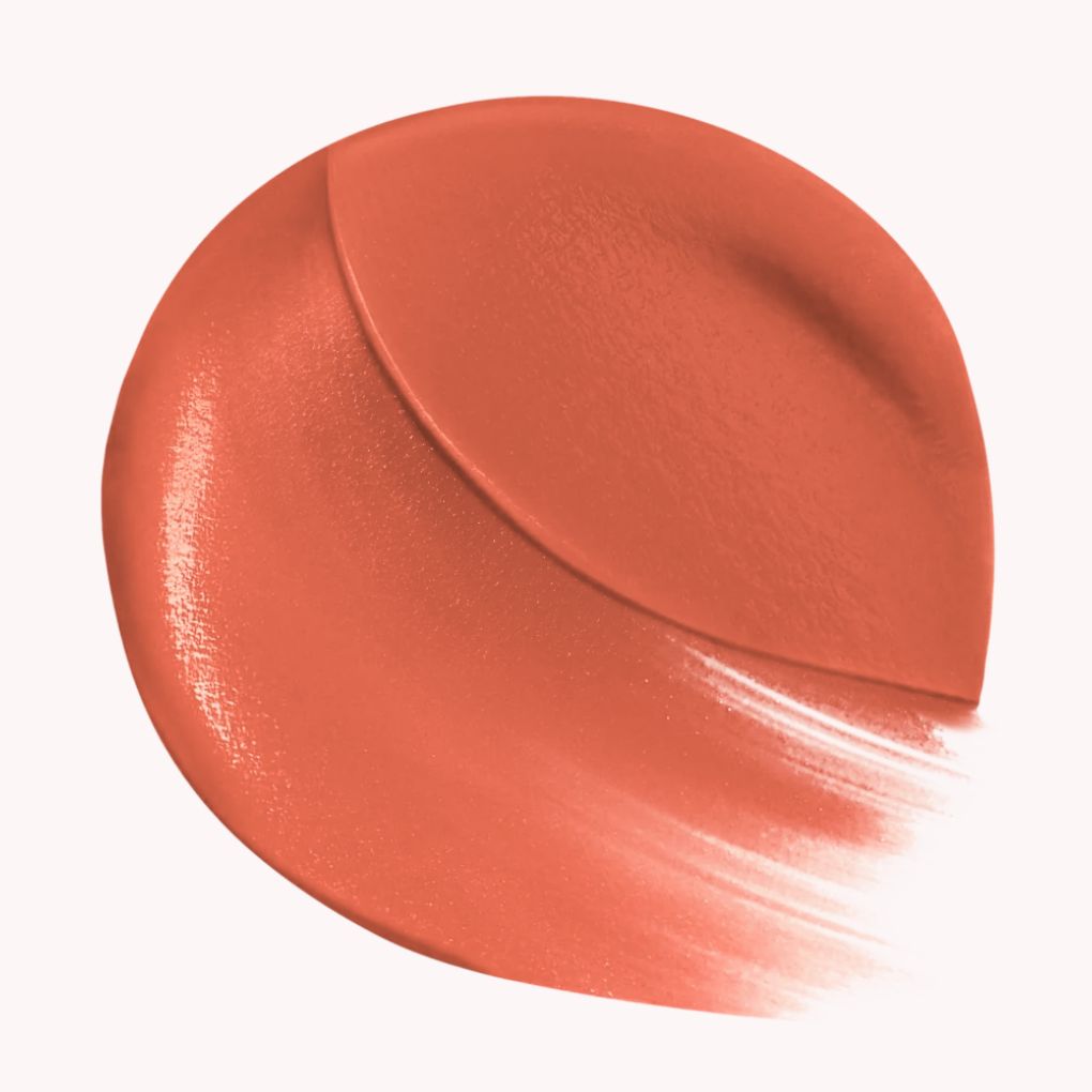 Swatch of Oplenza Opulent Longwear Matte liquid lipstick in shade 37 Spice - Highly pigmented, waterproof vegan liquid matte with smooth velvety finish