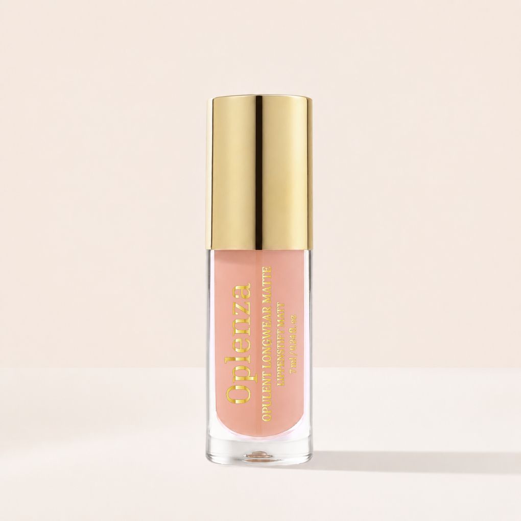 Oplenza Opulent Longwear Matte Liquid Lipstick- best matte vegan lipstick in shade 38 Whisper