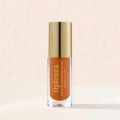 Oplenza Opulent Longwear Matte Liquid Lipstick- best matte vegan lipstick in shade 41 Terra