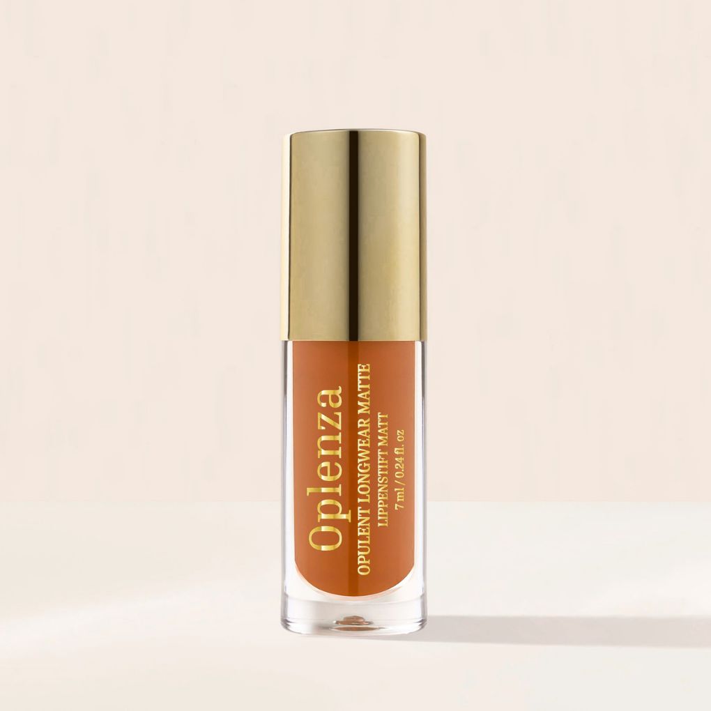 Oplenza Opulent Longwear Matte Liquid Lipstick- best matte vegan lipstick in shade 41 Terra