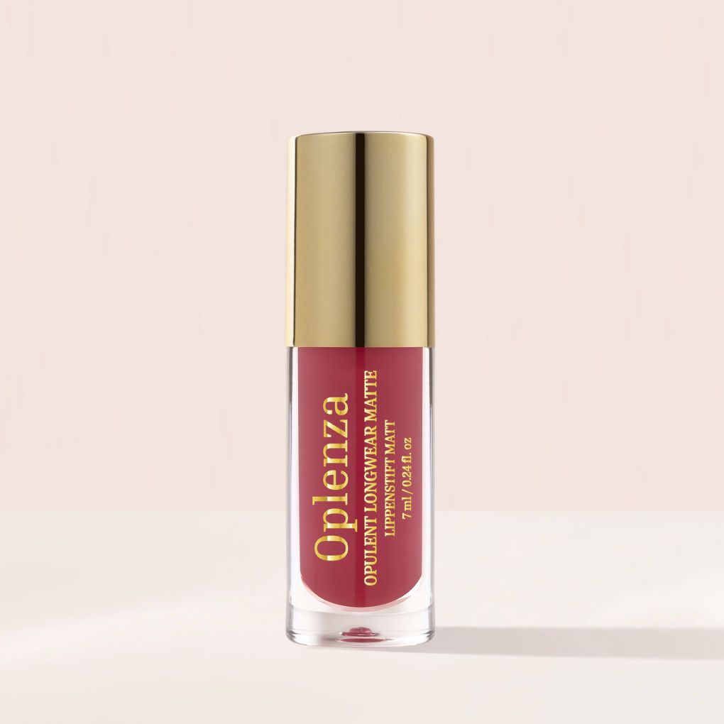 Oplenza Opulent Longwear Matte Liquid Lipstick- best matte vegan lipstick in shade 50 Amour