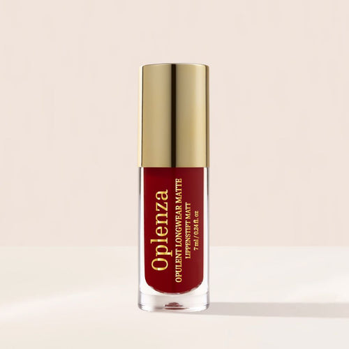 Oplenza Opulent Longwear Matte Liquid Lipstick- best matte vegan lipstick in shade 51 Rouge Royale