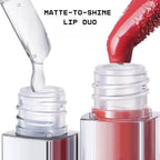 Oplenza Matte-to-Shine Lip Duo, Kiko Milano double touch lipstick.
Shades: Ripe Peach, Rosewood, Cinnamon Oolong, Brownie, Noir Red