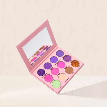 Oplenza Signature Shades Palette - Aurora Rush, lasting formula, skin-friendly, lightweight eyeshadow palette for a radiant, long-lasting makeup look