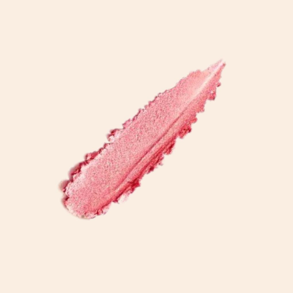 Swatch of Oplenza Luminous Pressed Powder Blush in shade Baby