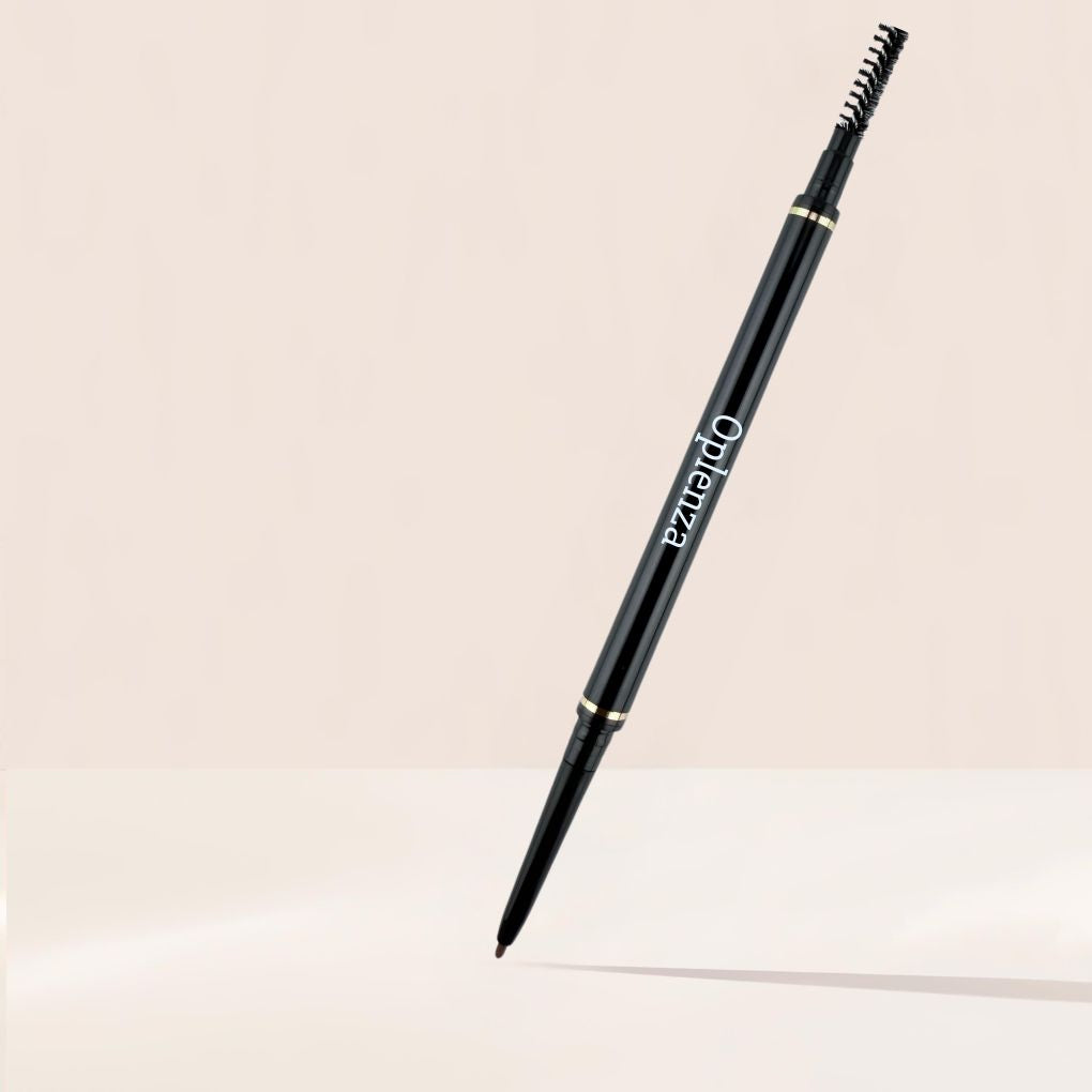 Oplenza Precision Brow Pencil - Brown, retractable, long-lasting and blendable brow pencil for fuller natural-looking brows

