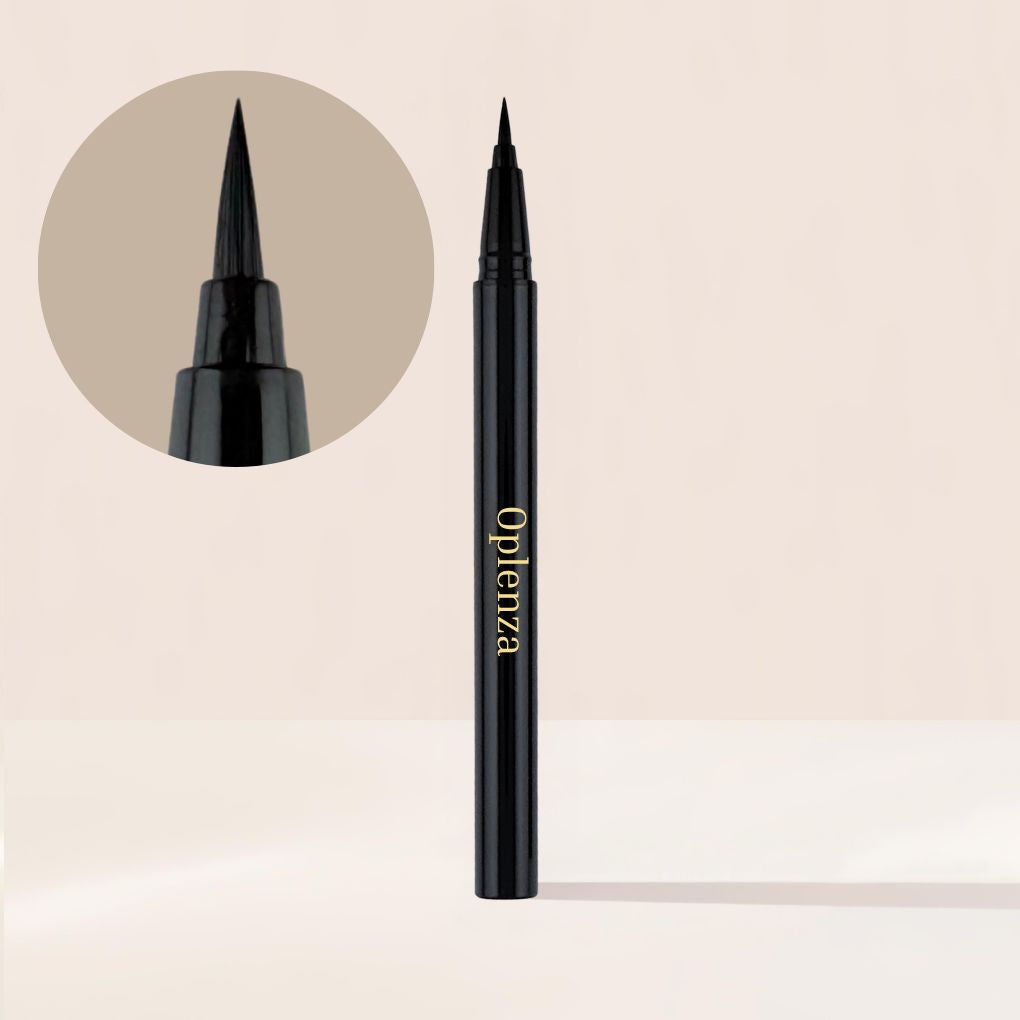 Oplenza liquid eyeliner fine precision tip for thin lines and cat eye wings, Brush