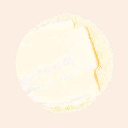 Oplenza Natural Veil Setting Powder swatch - Butter, lasting formula, comfortable wear, glam look setting powder for a radiant, long-lasting makeup look
