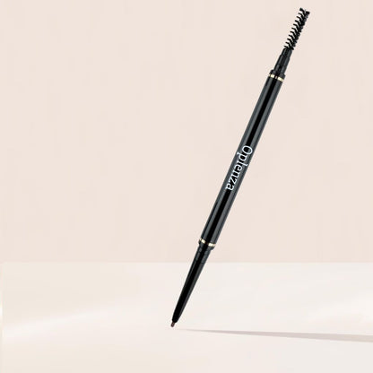 Oplenza Precision Brow Pencil - Chocolate, retractable and waterproof eyebrow pencil for hair-like strokes brows