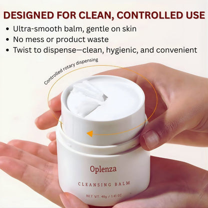 Oplenza Melt & Nourish Cleansing Balm-Cleansing balm twist-to-grind dispenser
