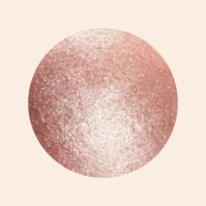 Swatch of Oplenza Silky Touch Highlighter in shade copper - Multi-use highlighter, cheeks, eyeshadow, luminous glow