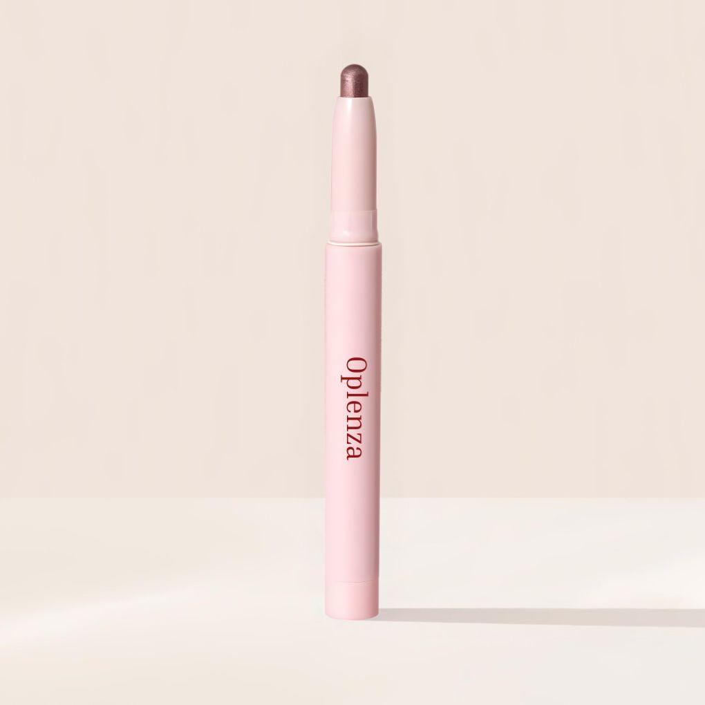 Oplenza Easy Glide Eyeshadow Stick in shade Dazzling- Easy Glide Eyeshadow Stick applied on eyelid. Effortless makeup routines