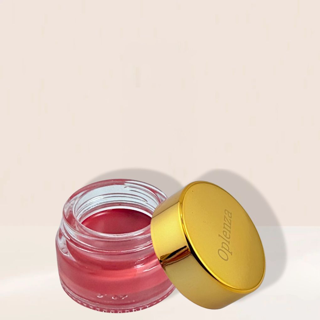 Oplenza Luminous Touch Cream Blush - Ember, hydrating texture, natural finish, everyday makeup essential cream blush 
