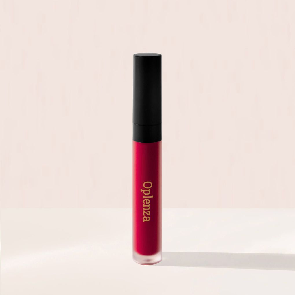 Oplenza Signature Velvet Liquid Lipstick - Fuchsia Silk, makeup must-have, long-lasting wear, smudge-proof velvet liquid lipstick for a flawless, radiant beauty look.
