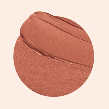 Oplenza Signature Matte Lipstick swatch - Graceful, highly pigmented, lasting formula, buildable matte lipstick for a long-lasting makeup look
