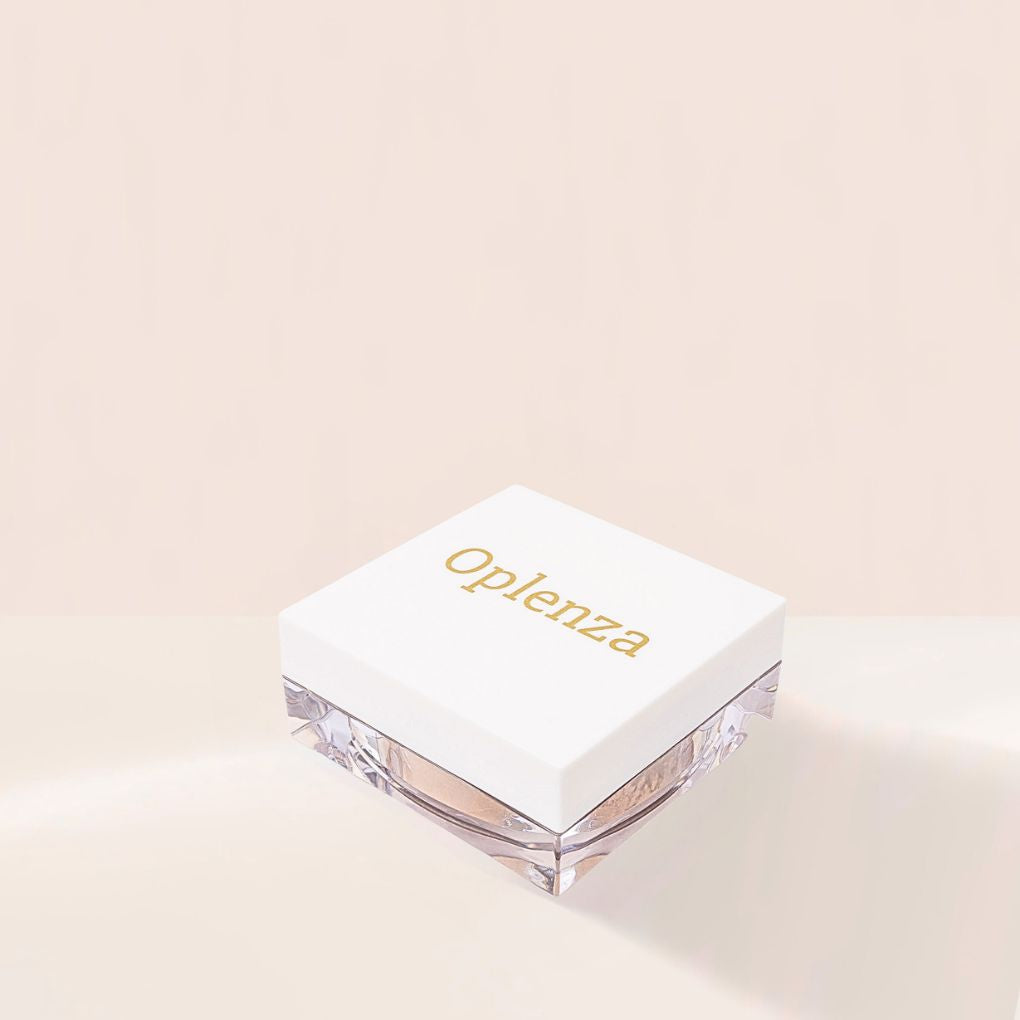 Oplenza Natural Veil Setting Powder - Honey, lightweight feel, bold color payoff, vegan makeup setting powder for a flawless, radiant beauty look.
