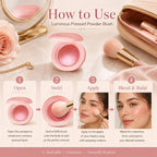 Oplenza Luminous Pressed Powder Blush-Pressed powder blush, how to use infograph
Shades: Baby, Girl, Mood, Pretty, Passion.