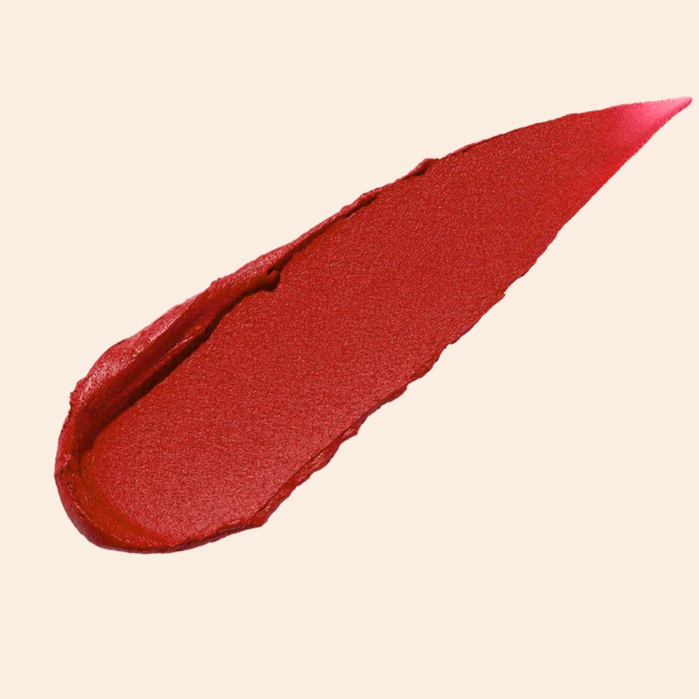 Oplenza Signature Velvet Liquid Lipstick swatch - Iconic Flame, professional makeup, makeup essentials, skin-friendly velvet liquid lipstick for a radiant, long-lasting makeup look
