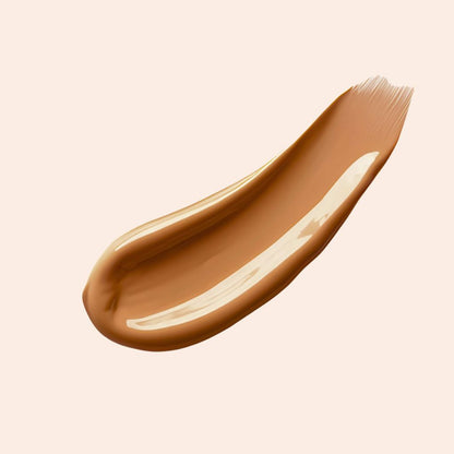 Swatch of Oplenza Weightless longwear liquid foundation in shade L09-300N, the highest quality of makeup foundation