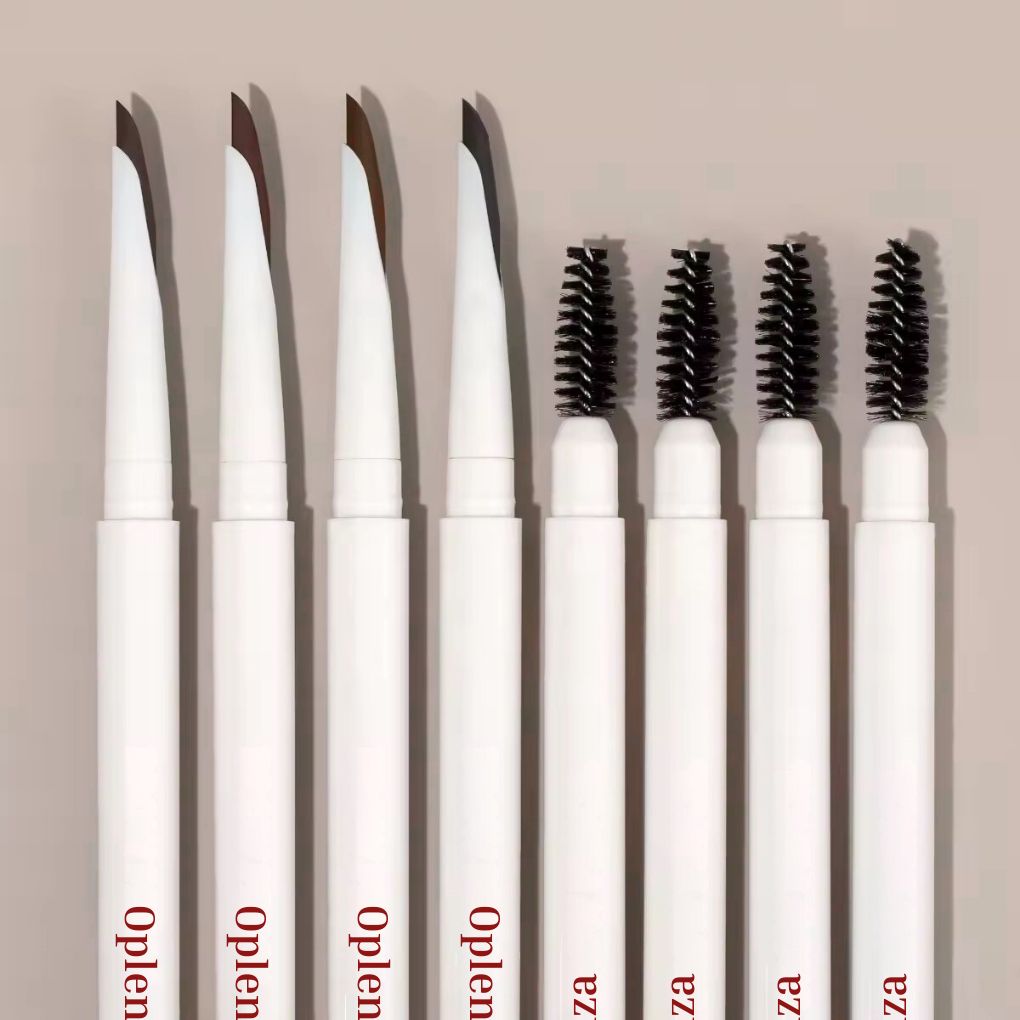 Oplenza Naginata brow pencil for shaping and filling brows, Top rated brow pencil. The Best makeup brow pencil.
Shades: Soft black, Deep Brown, Medium brown, Light Brown
