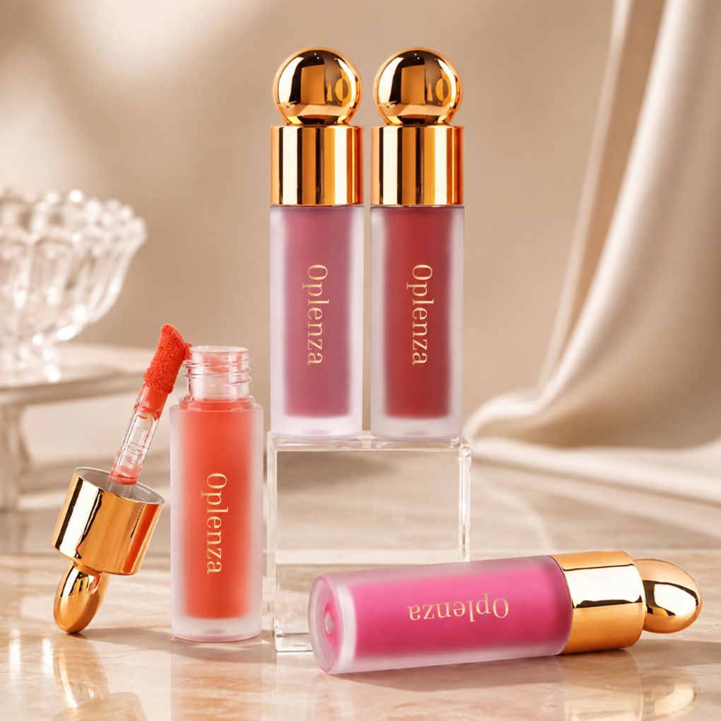 Oplenza highly pigmented cream blush for effortless everyday and glam makeup
Shades: 
01 Dusty Veil
02 Petal Milk
03 Rosy Glace
04 Bloom Rush
05 Cloud Peach
06 Apricot Melt
07 Burnt Kiss