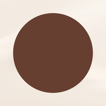 Swatch of Oplenza Naginata Precision Brow Pencil in Shade Medium Brown, best eyebrow pencil for no eyebrows. Vegan brow pencil with angled blade tip.