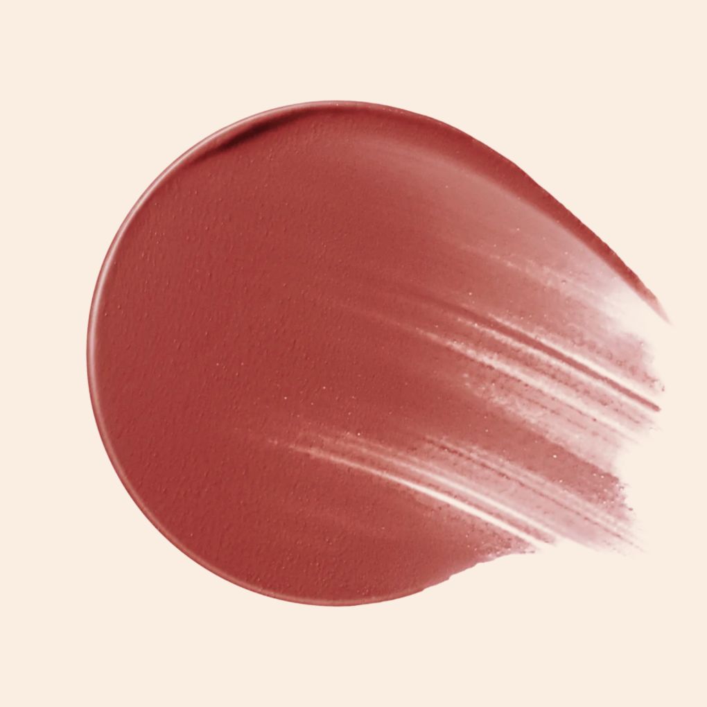 Oplenza Hydrating Dewy Lip Balm Swatch - Mocha, hydrating, bold color, glam look lip balm for a radiant, long-lasting makeup look
