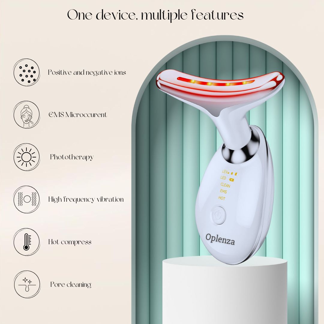 Oplenza face and neck massager device, best electric face massager
