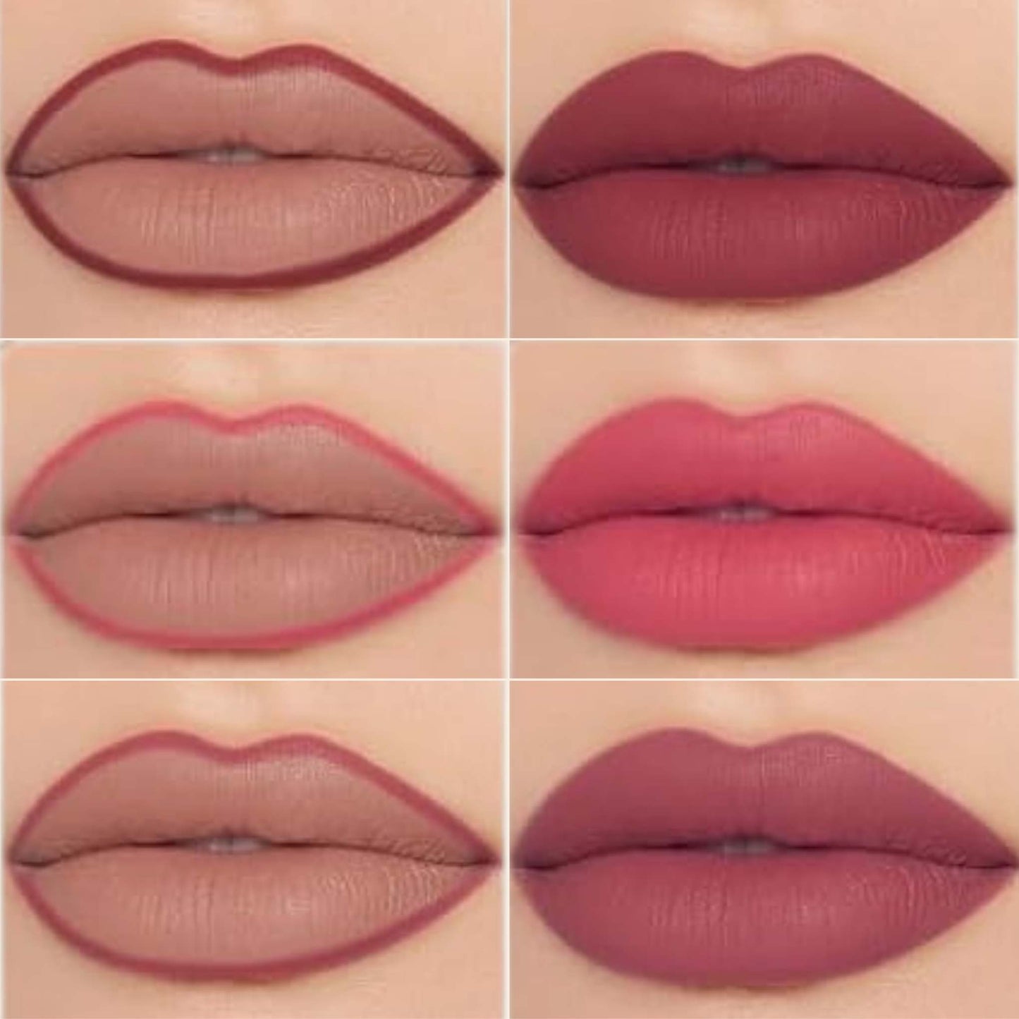 Oplenza Opulent Matte Lip Kit color-Gorgeous,  Out Loud, Boss up, Leading lady, Bloodshot, Pretty woman, Cherry, Lovely, Jacinth, Peach, Plum, Ruby, Mauve, Sage, Sultry, Magenta, Chocolate