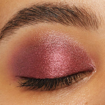 Woman showcasing Oplenza Easy Glide Eyeshadow Stick in shade Rose-best Eyeshadow stick highlighting inner corner of eyes, and use on Eyelid.