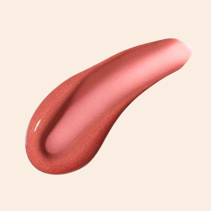 Oplenza Opulent Lustre Gloss Swatch - Rosewood, luxury makeup, comfortable wear, makeup must-have lip gloss for a radiant, long-lasting makeup look
