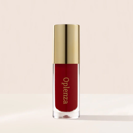 Oplenza Opulent Longwear Matte - Rouge Royale, soft matte look, hydrating texture, longwear formula matte liquid lipstick for a flawless, radiant beauty look.

